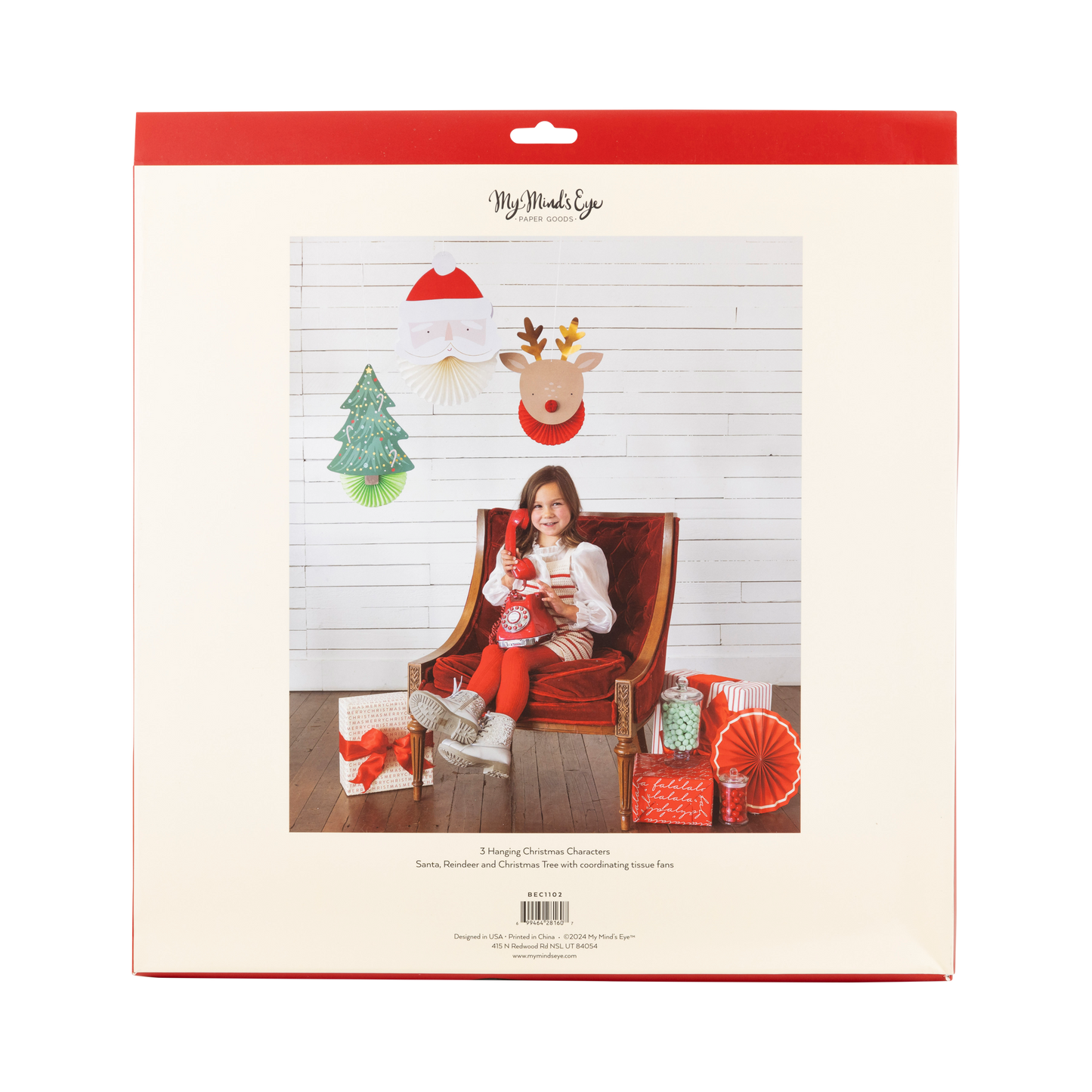Christmas Fan Wall Decor Set