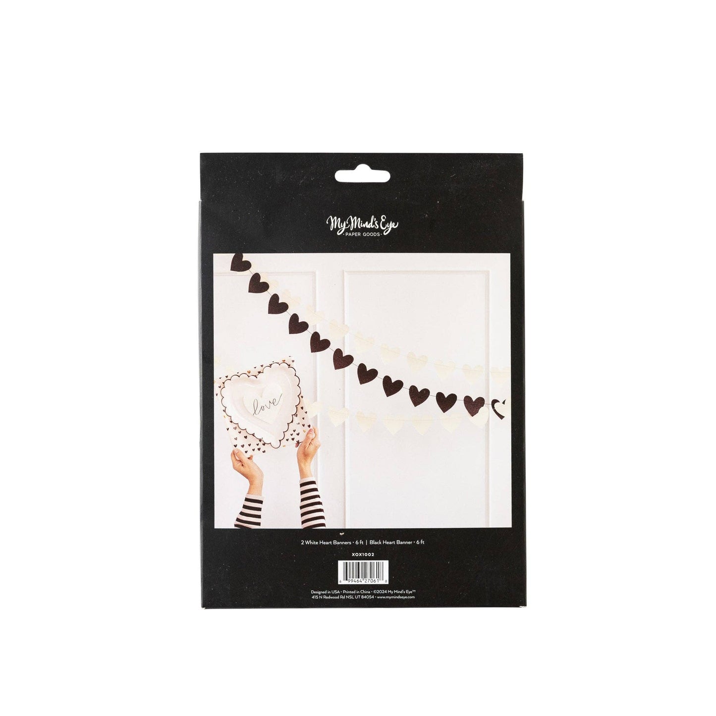 Glitter Heart Banner Set