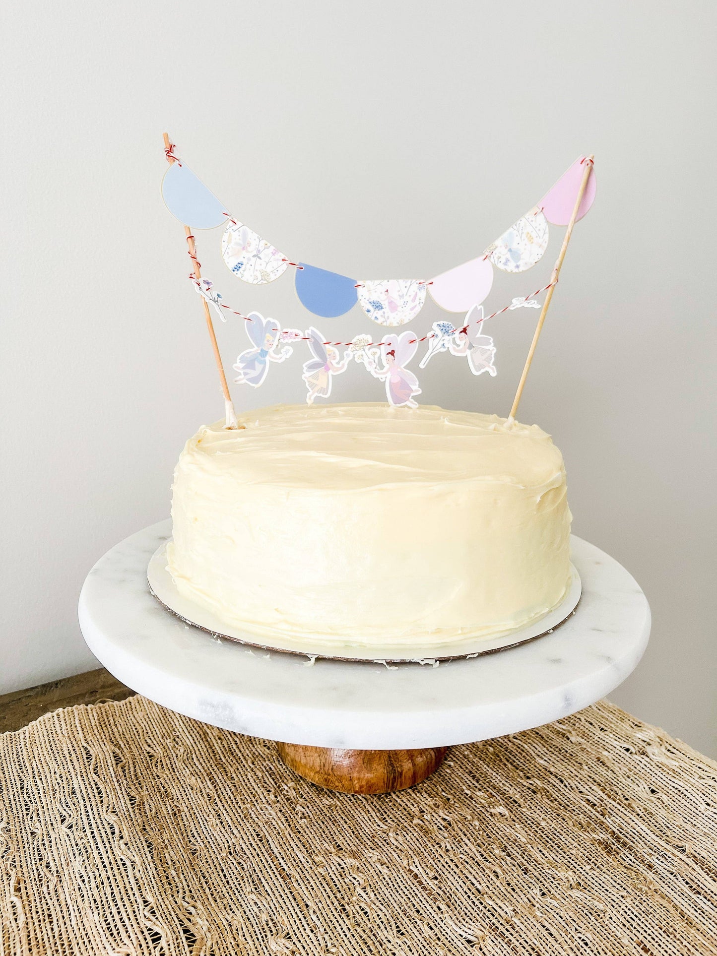 Fairy Cake Banner Topper