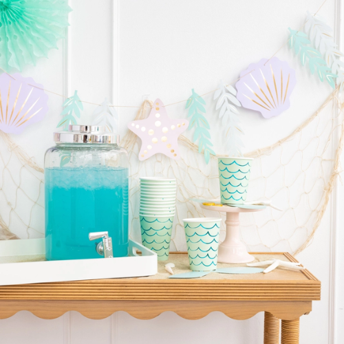 Mermaid Tail Party Cups