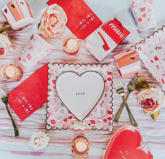 Be Mine Heart Shaped Plates