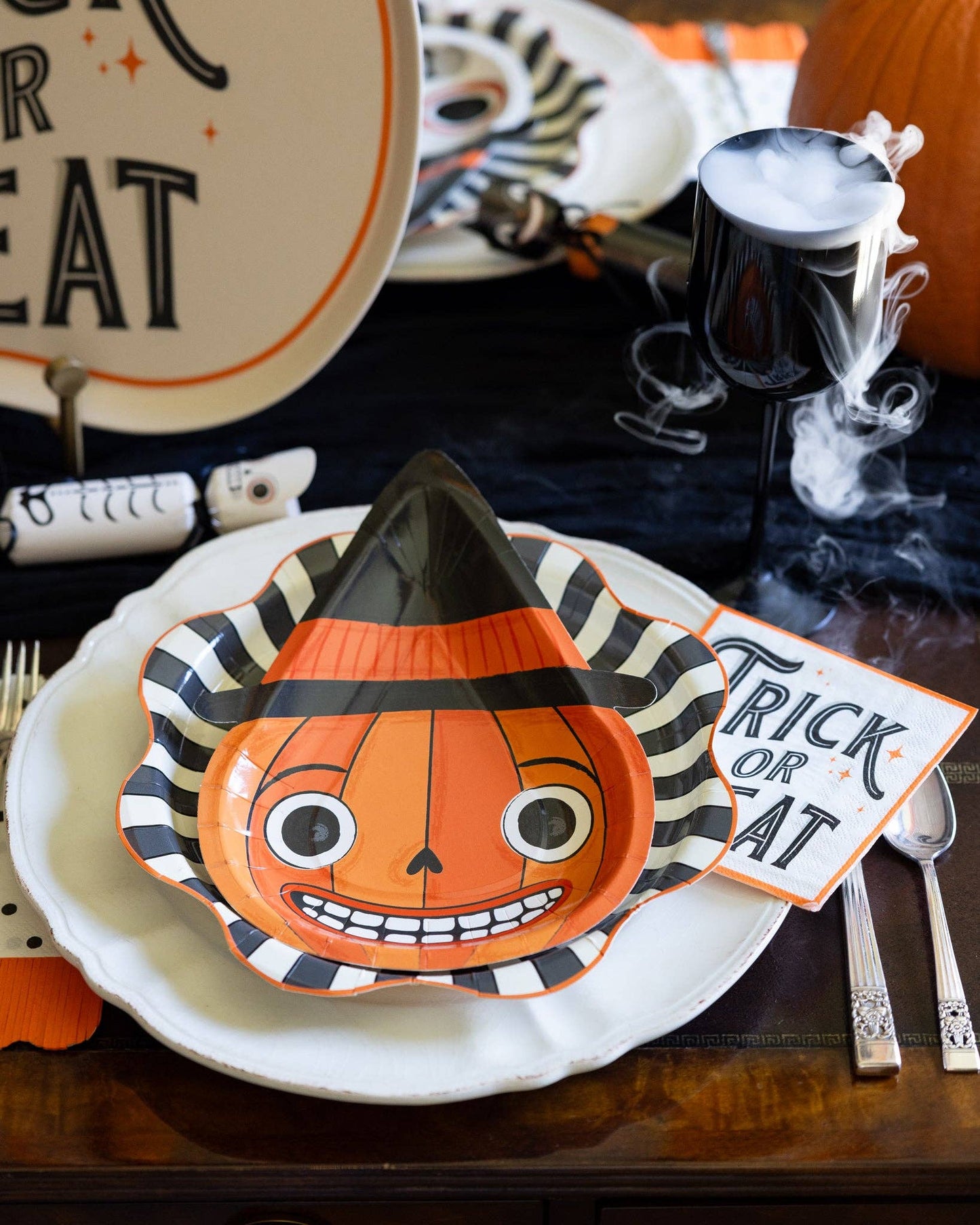 Halloween Character Shaped Plate Set