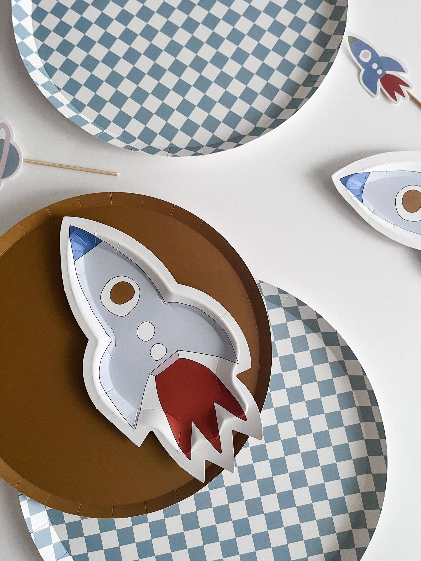 Check It! Dusty Blue Plates