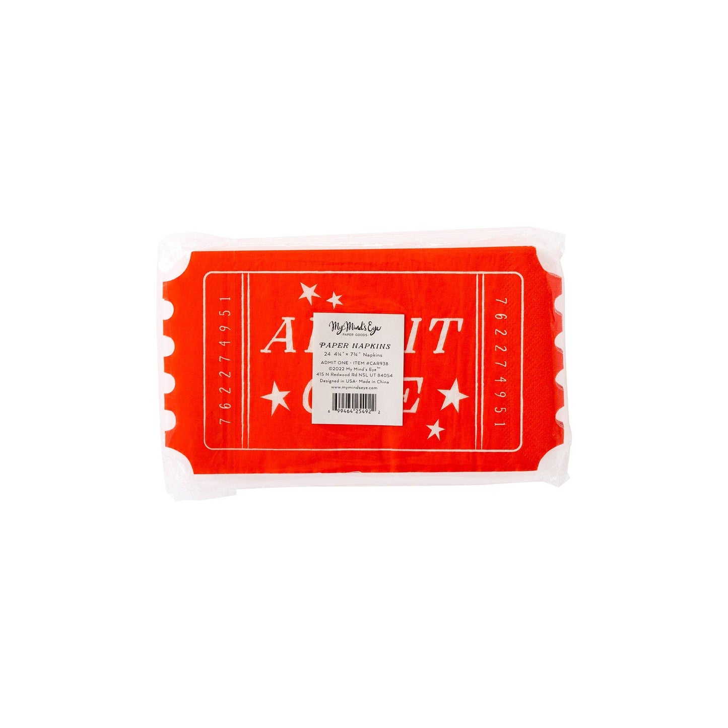 Carnival Ticket Napkin