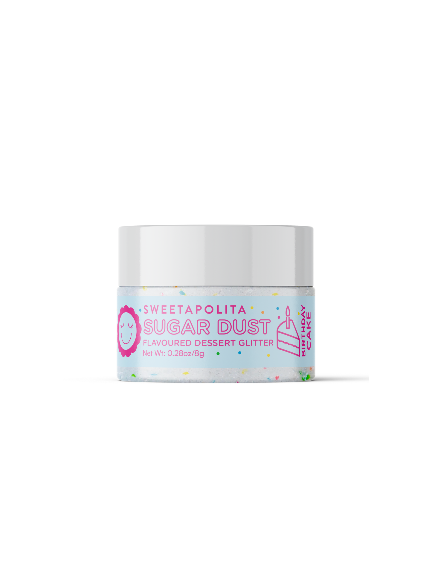 BIRTHDAY CAKE | Sugar Dust Flavoured Dessert Glitter 8g jar