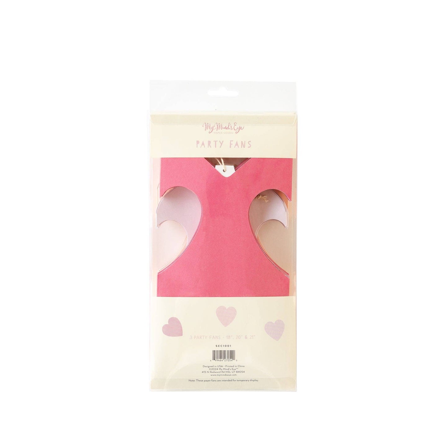 Secret Admirer Wide Paper Fan Set