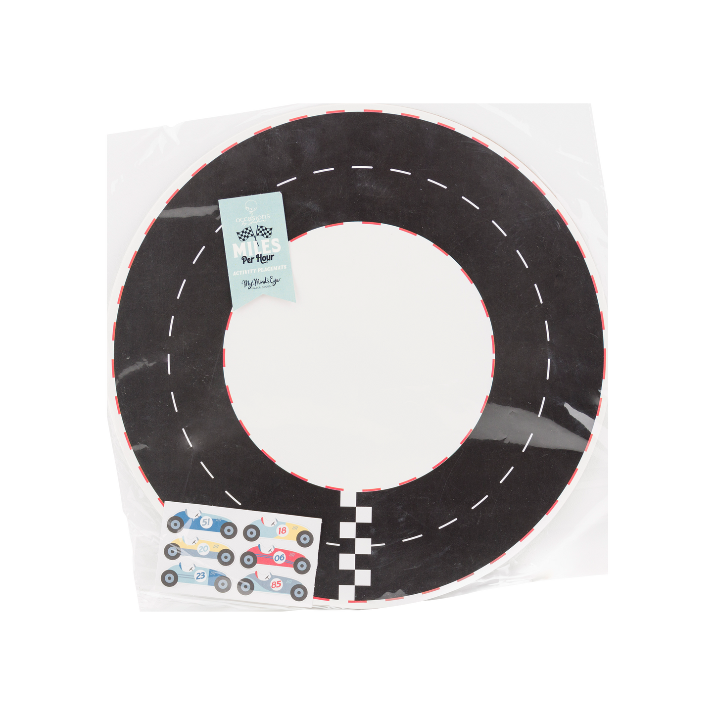 Race Car Track Placemat