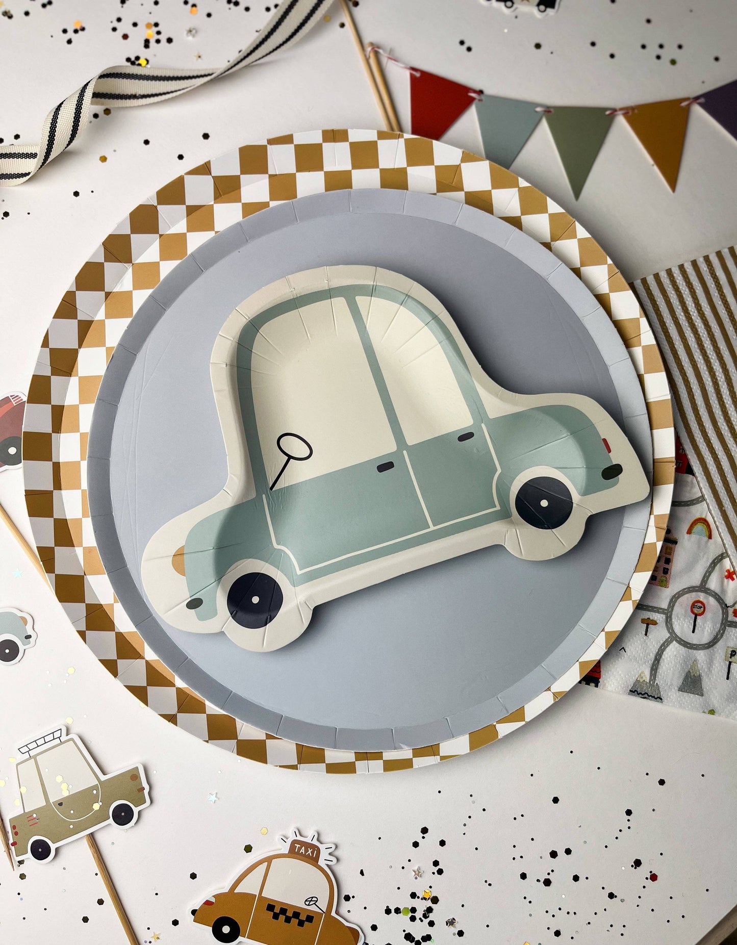 Check It! Mustard Plates