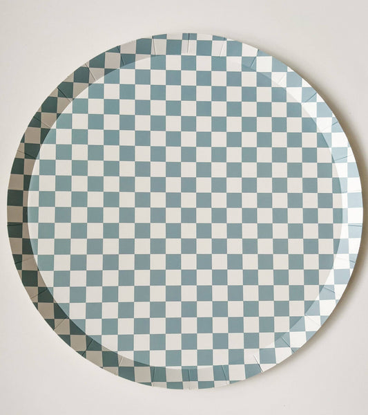 Check It! Dusty Blue Plates