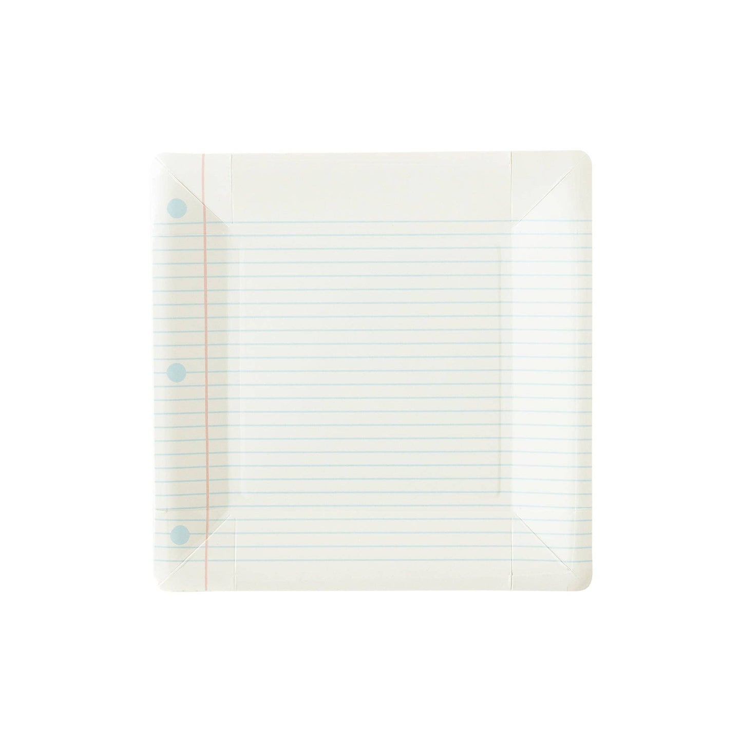 Notebook Paper Plate