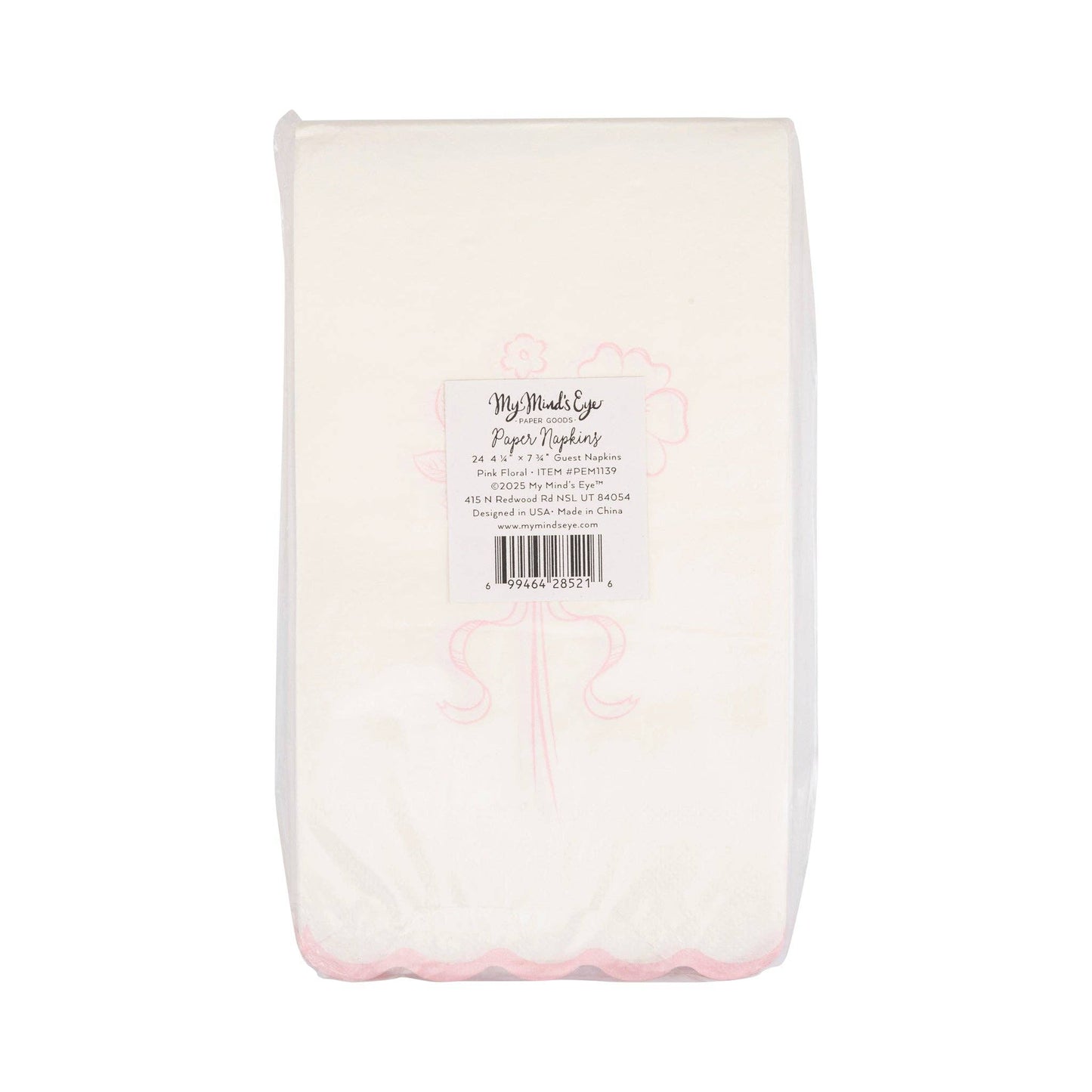 Pink Pembroke Paper Dinner Napkin