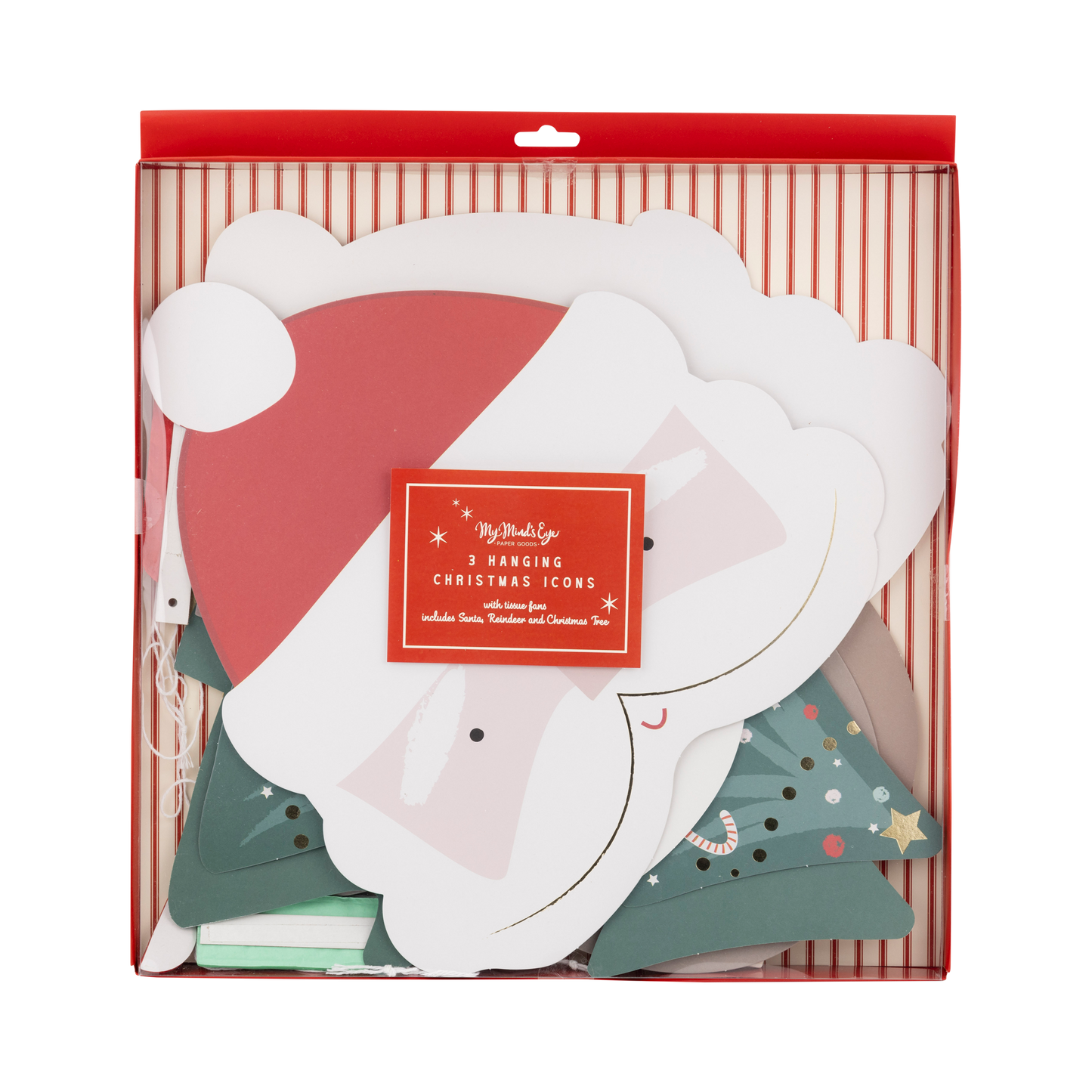 Christmas Fan Wall Decor Set