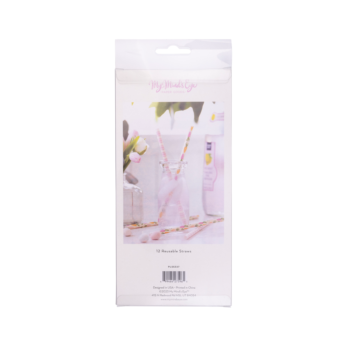 Carrots and Stripes Reusable Straws