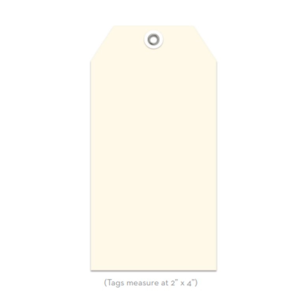 Cream Gift Tags