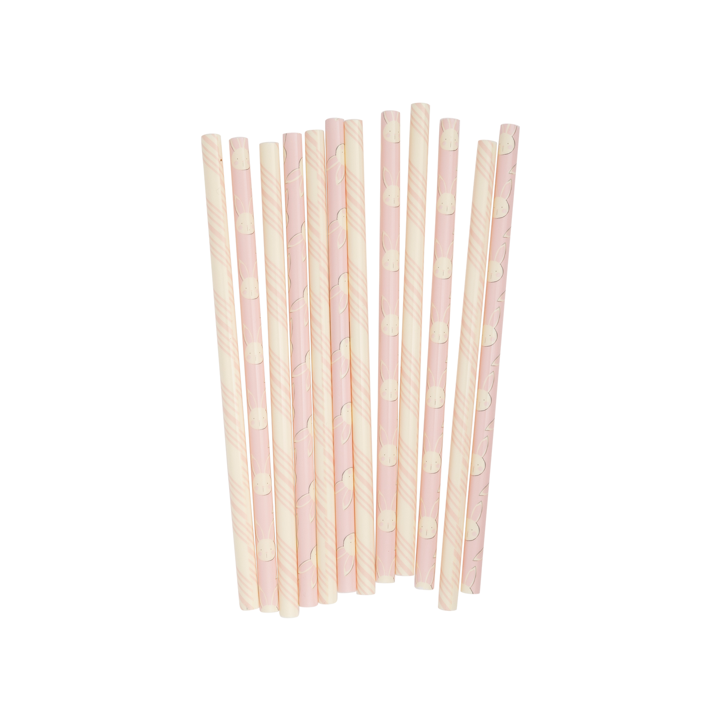 Bunnies & Stripes Reusable Straws