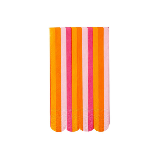 Orange Scallop Dinner Napkin