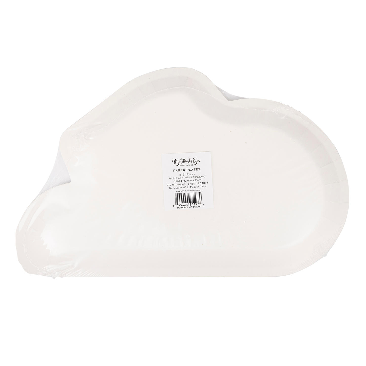 CowGal Hat Shaped Paper Plate