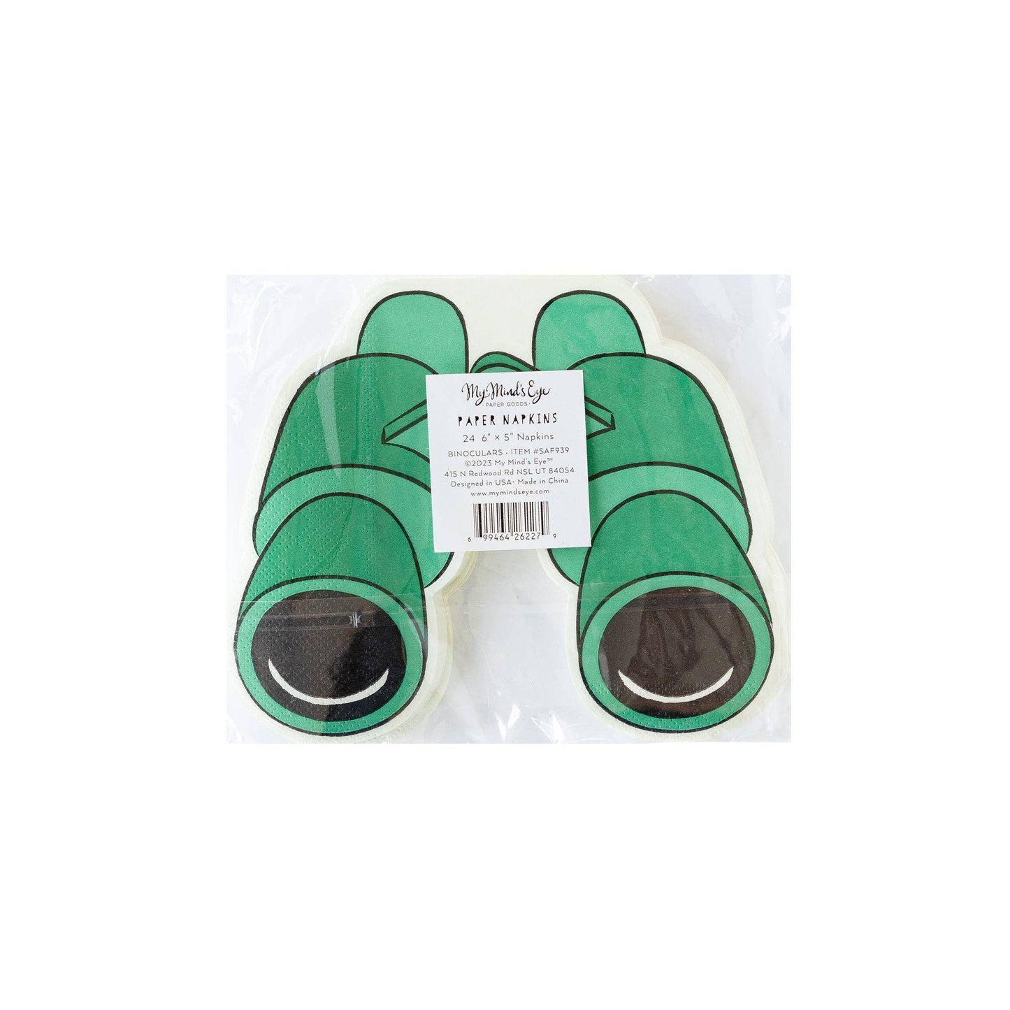 Safari Binoculars Shaped Napkin