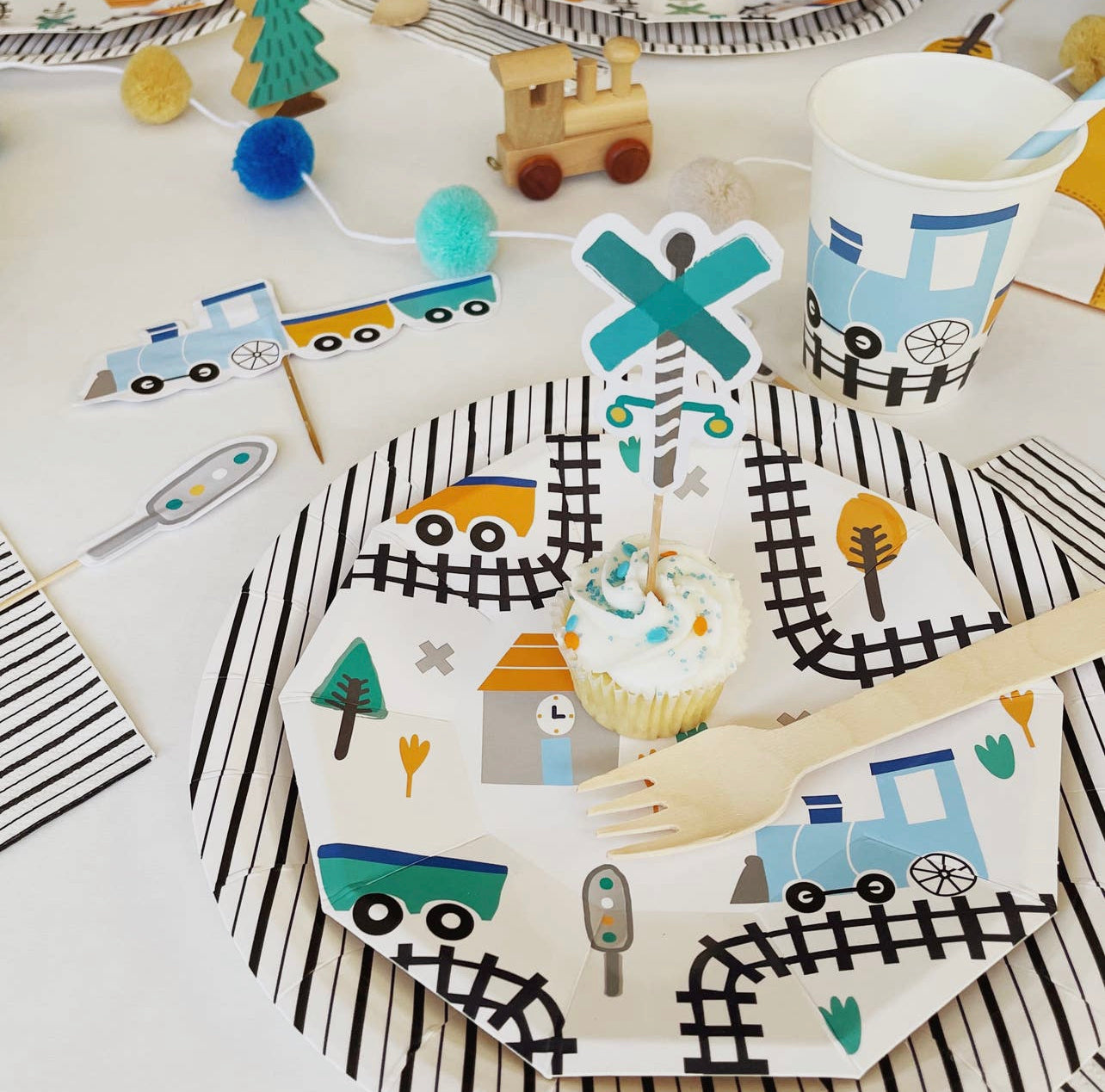 Steam Train Cups