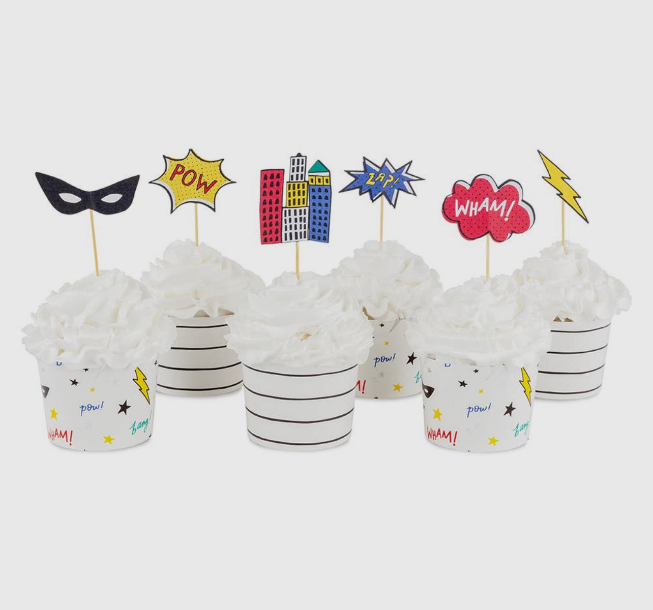 Superhero Cupcake Decorating Set