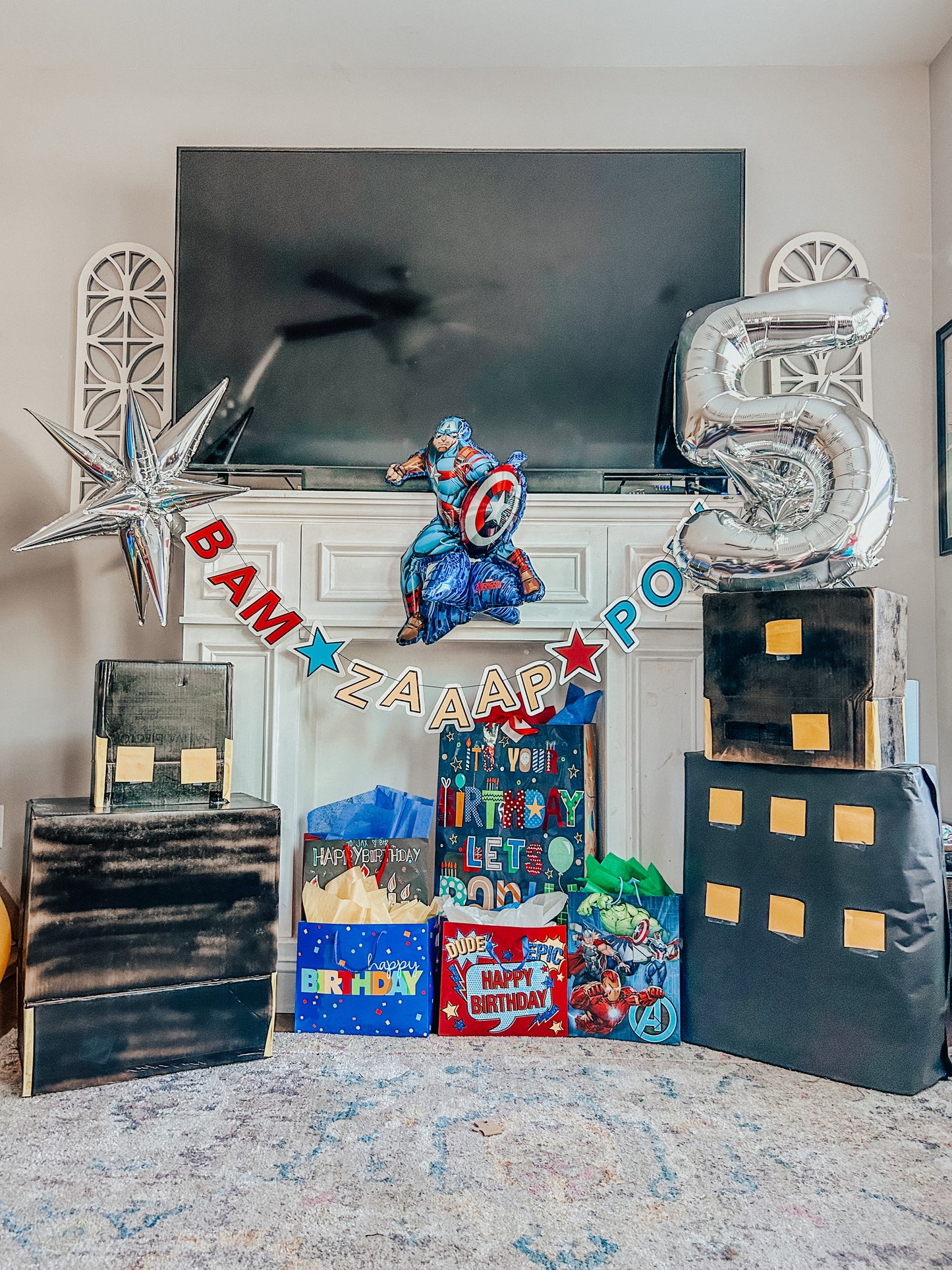 Superhero Party Banner