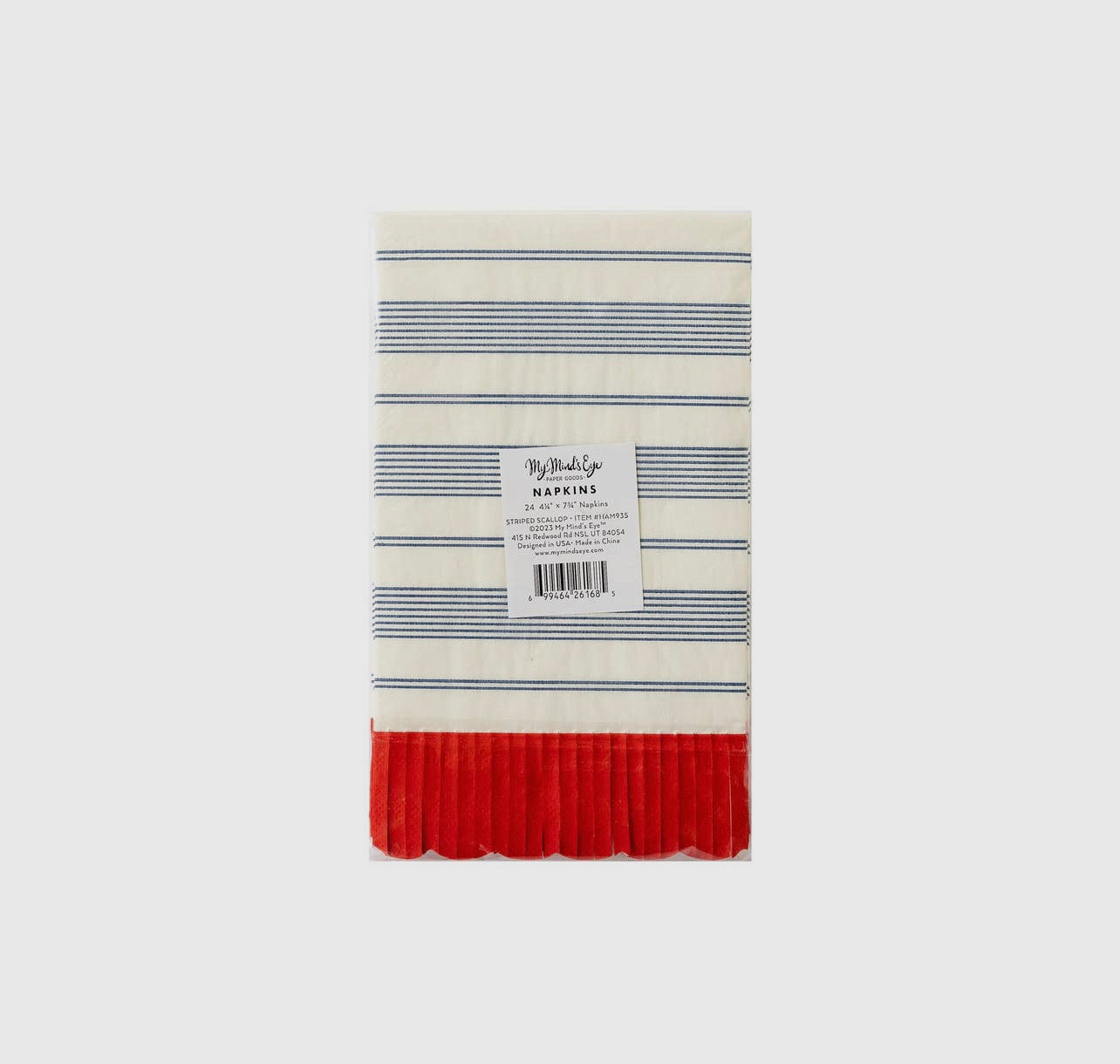 Fringed Scallop Dinner Napkin