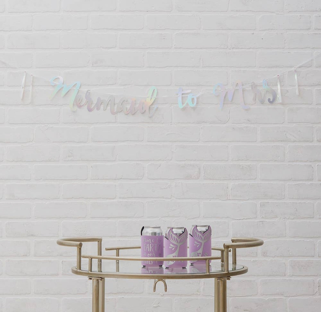 Mermaid To Mrs Party Banner