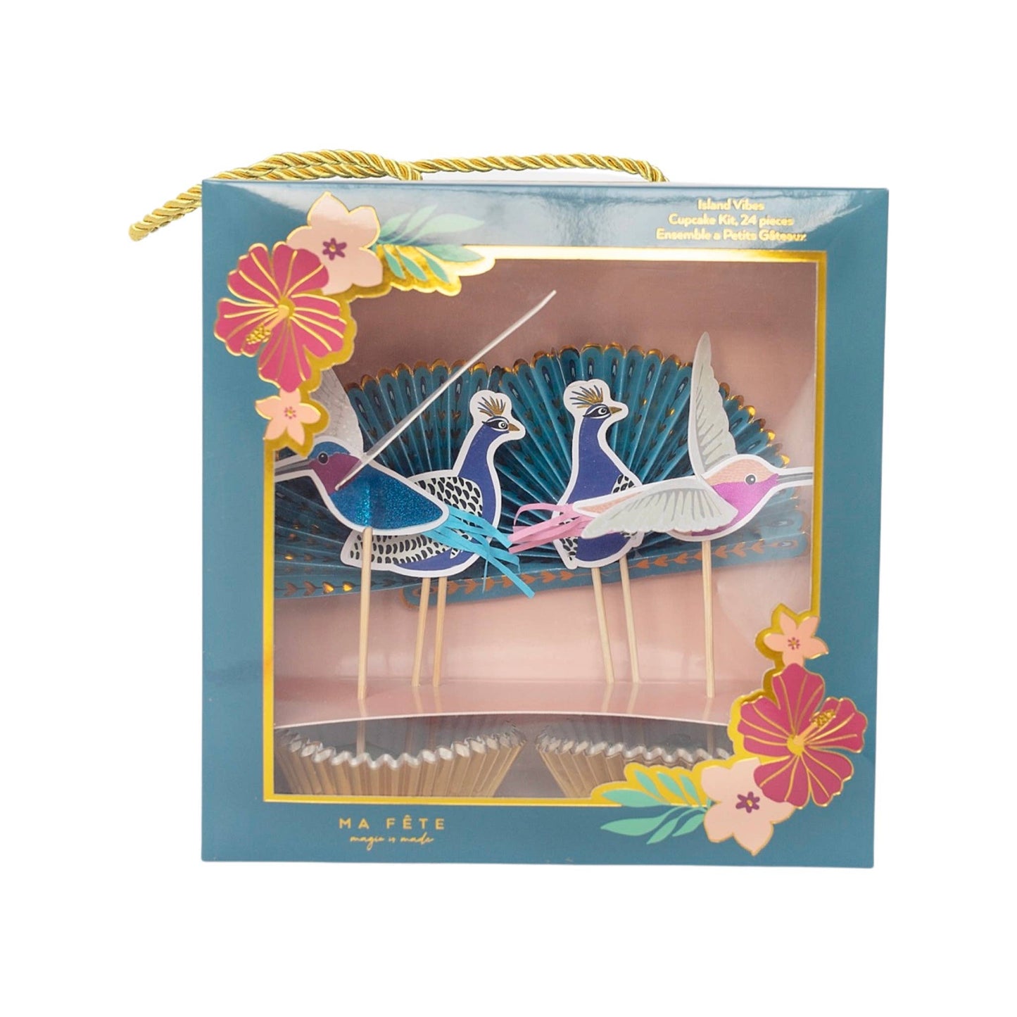 Tropical Cupcake Toppers