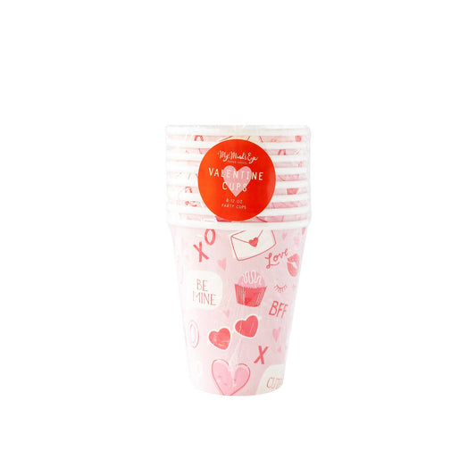 Valentine Scatter Paper  Cups