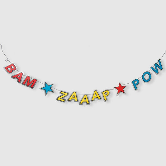 Superhero Party Banner