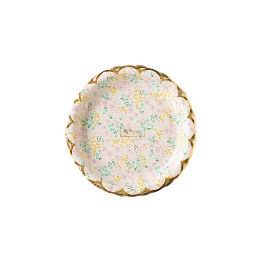 Ditsy Floral Scallop 7" Plate