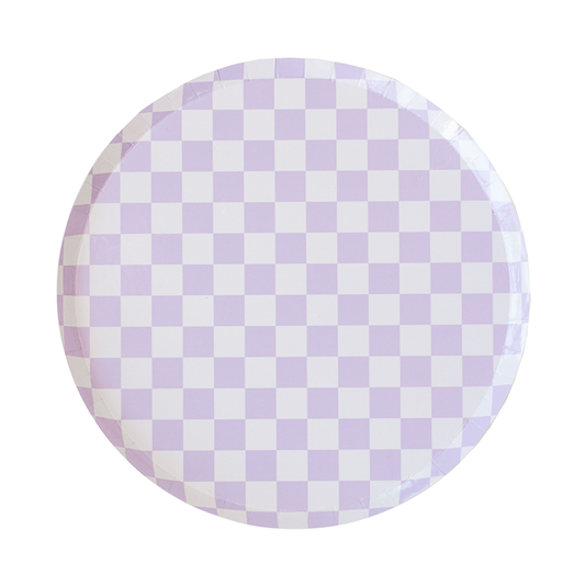 Check It! Purple Large Plates