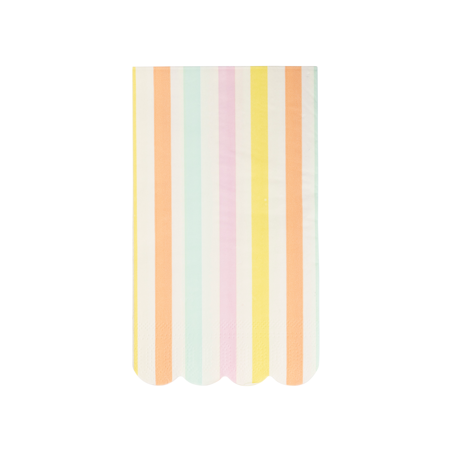 Spring Stripe Scallop Napkin