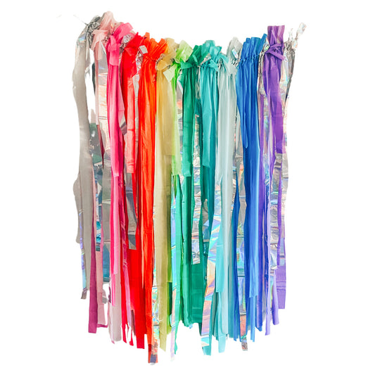 Rainbow Garland Backdrop