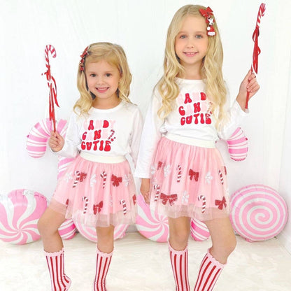 Candy Cane Cutie Christmas Long Sleeve Shirt