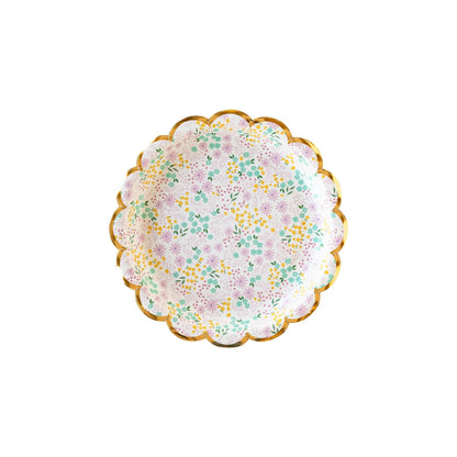Ditsy Floral Scallop 7" Plate