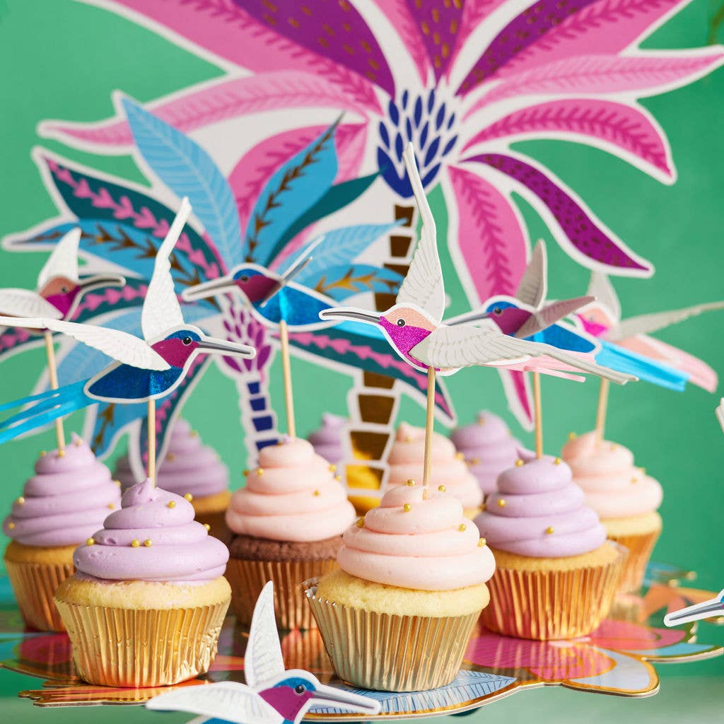 Tropical Cupcake Toppers