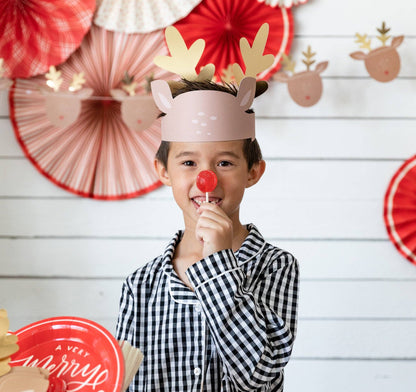 Dear Rudolph Reindeer Hat