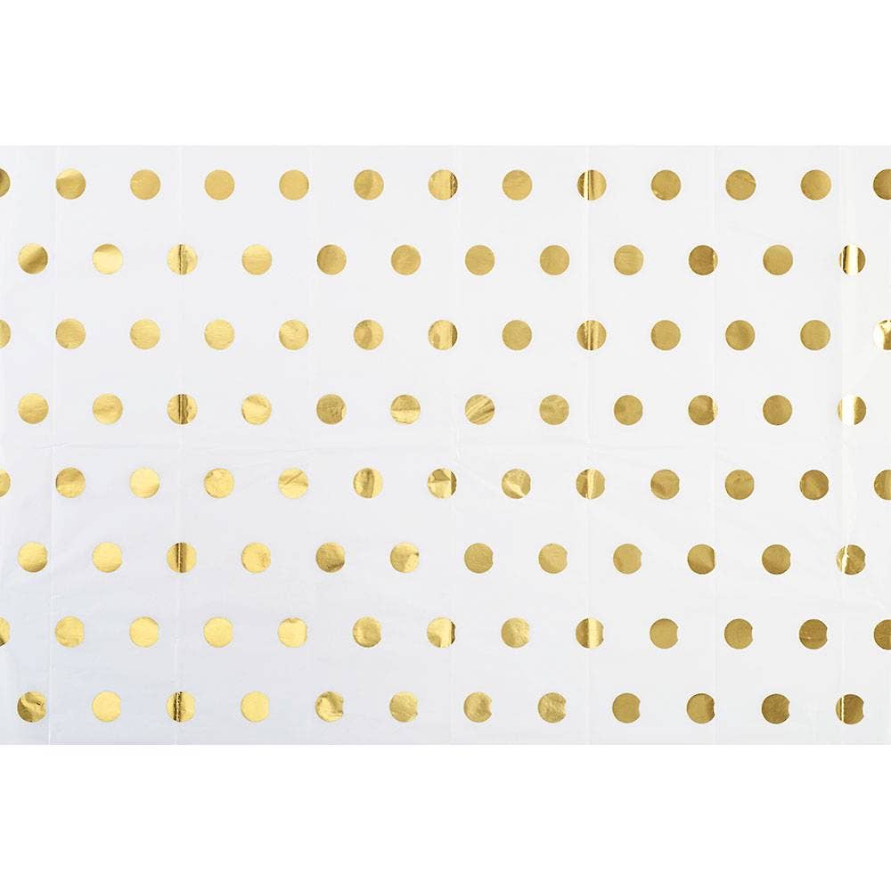 Gold Polka Dot Tissue Paper