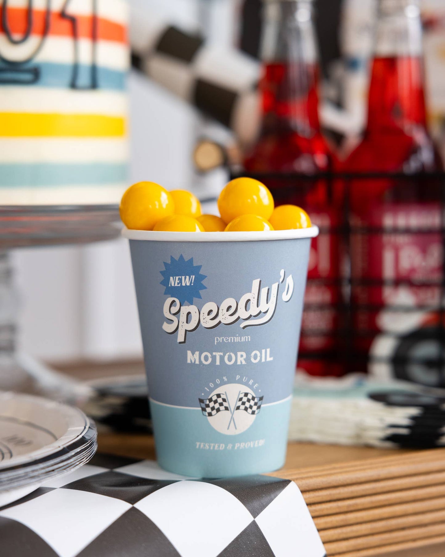 Race Car Speedy Paper Cup