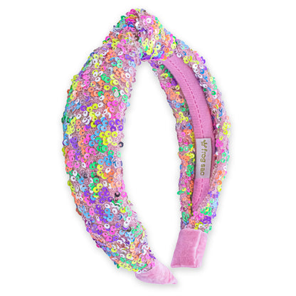 Sequin Confetti Kids Knot Headband