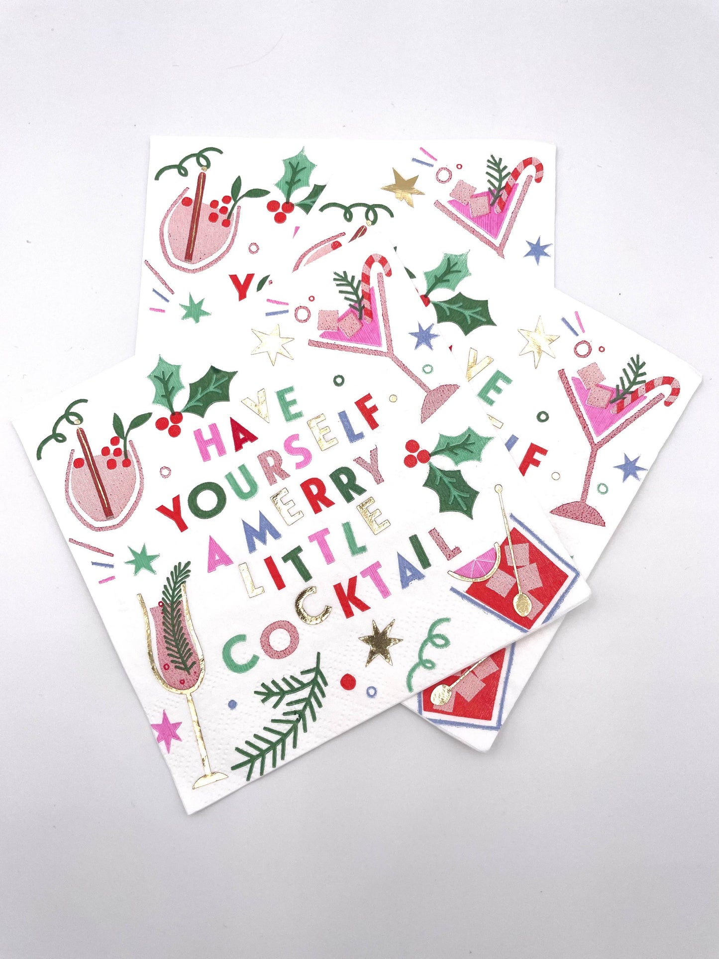 Merry Little Cocktail Napkins