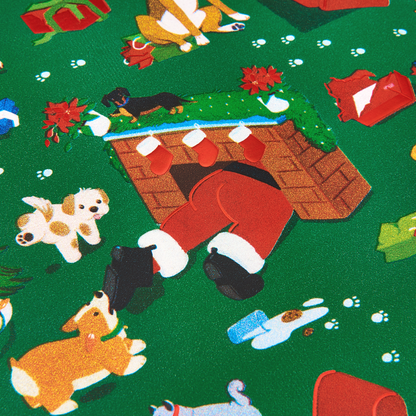 Howl-iday Havoc Christmas Stone Wrapping Paper