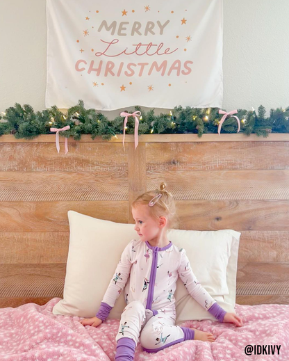 Merry Little Christmas Banner - Kids Christmas Decor