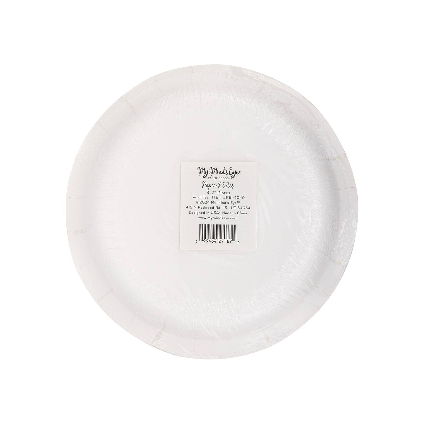 Pembroke Floral 7" Paper Dessert Plate