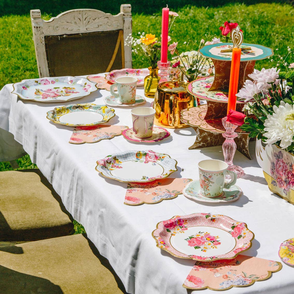 Pretty Tea Party Food Serving Platters