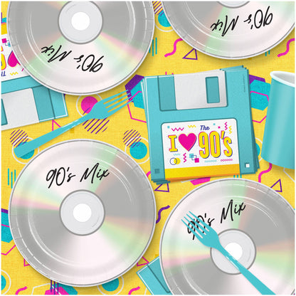 90's Mix CD Dessert Plates