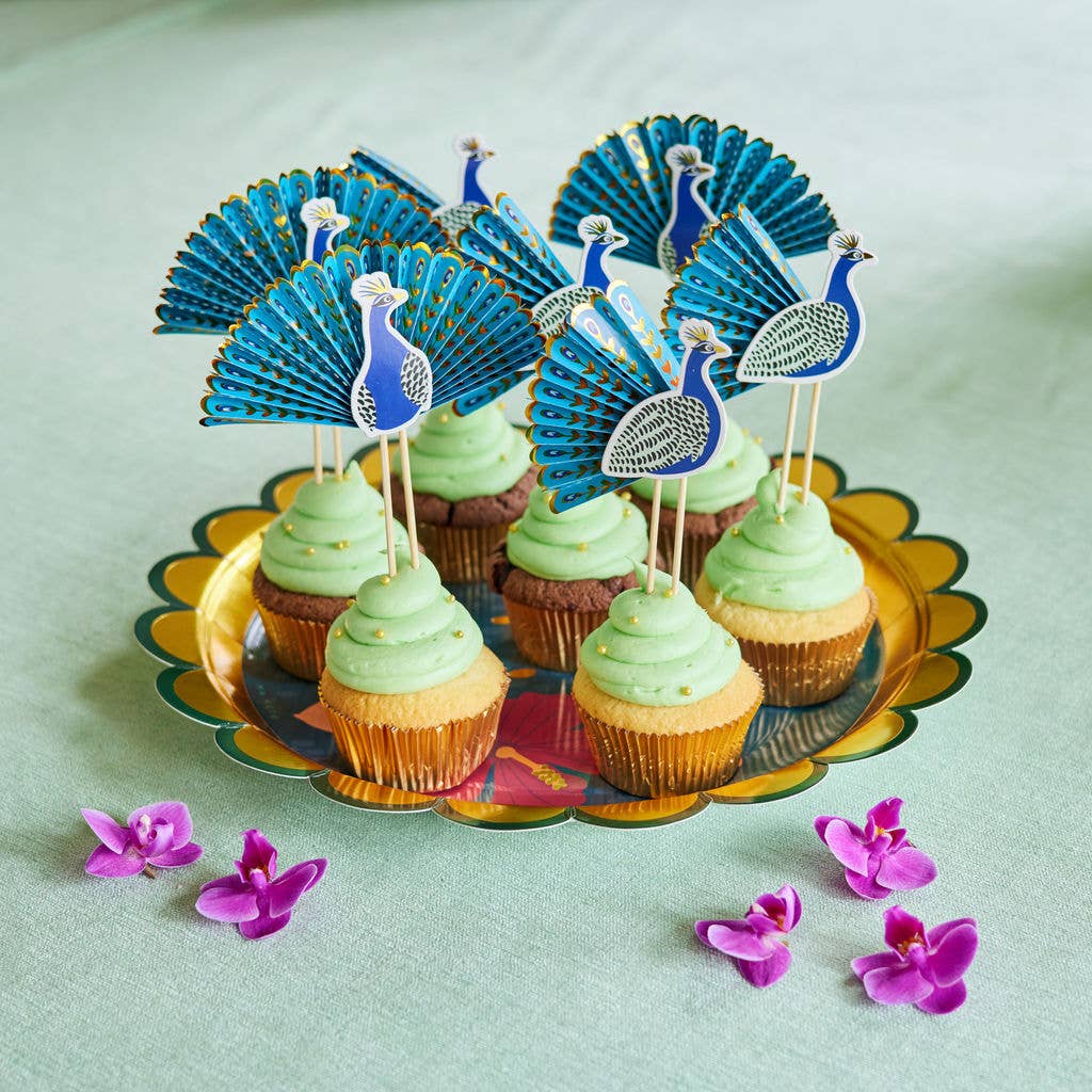 Tropical Cupcake Toppers