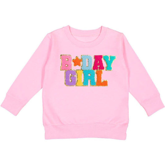 Birthday Girl Patch Sweatshirt