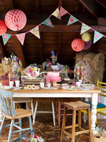 Tea Party Floral Vintage Bunting